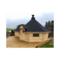 Exclusive BBQ Hut 16,5m² with 2.5 m Extension – Grill Cabin