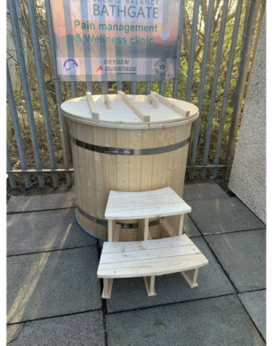 Ø100cm Round cold plunge tub /  bath for cold water therapy