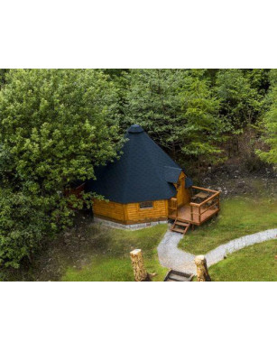 25m² BBQ Hut – Grill Cabin with 2,5m extension