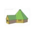 25m² BBQ Hut – Grill Cabin with 2,5m extension