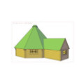 25m² BBQ Hut – Grill Cabin with 2,5m extension