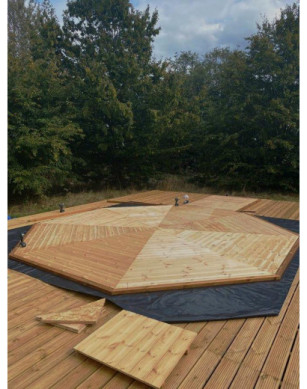 25m² BBQ Hut – Grill Cabin with 2,5m extension
