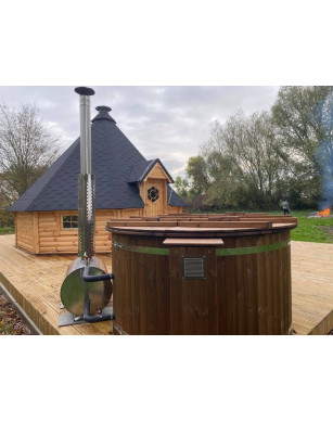 25m² BBQ Hut – Grill Cabin with 2,5m extension