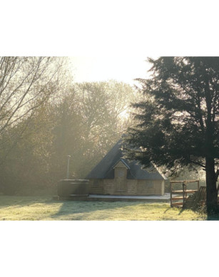 25m² BBQ Hut – Grill Cabin with 2,5m extension