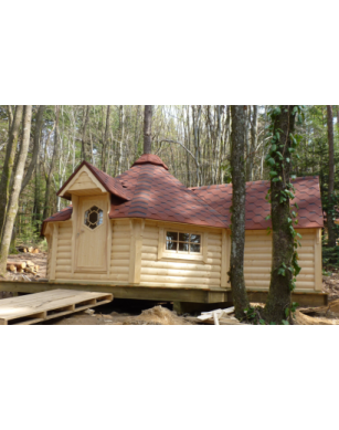 16,5m² BBQ Hut – Grill Cabin with extension