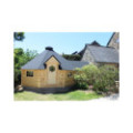 16,5m² BBQ Hut – Grill Cabin with extension