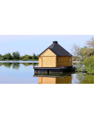 16,5m² BBQ Hut – Grill Cabin with extension