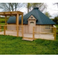 16,5m² BBQ Hut – Grill Cabin with extension