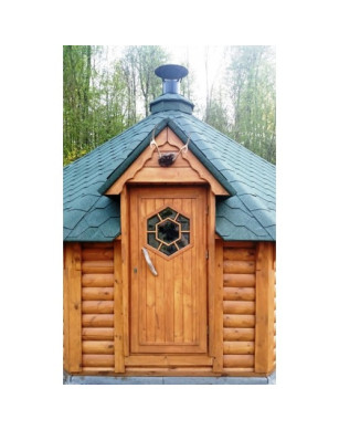 16,5m² BBQ Hut – Grill Cabin with extension