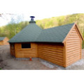 16,5m² BBQ Hut – Grill Cabin with extension