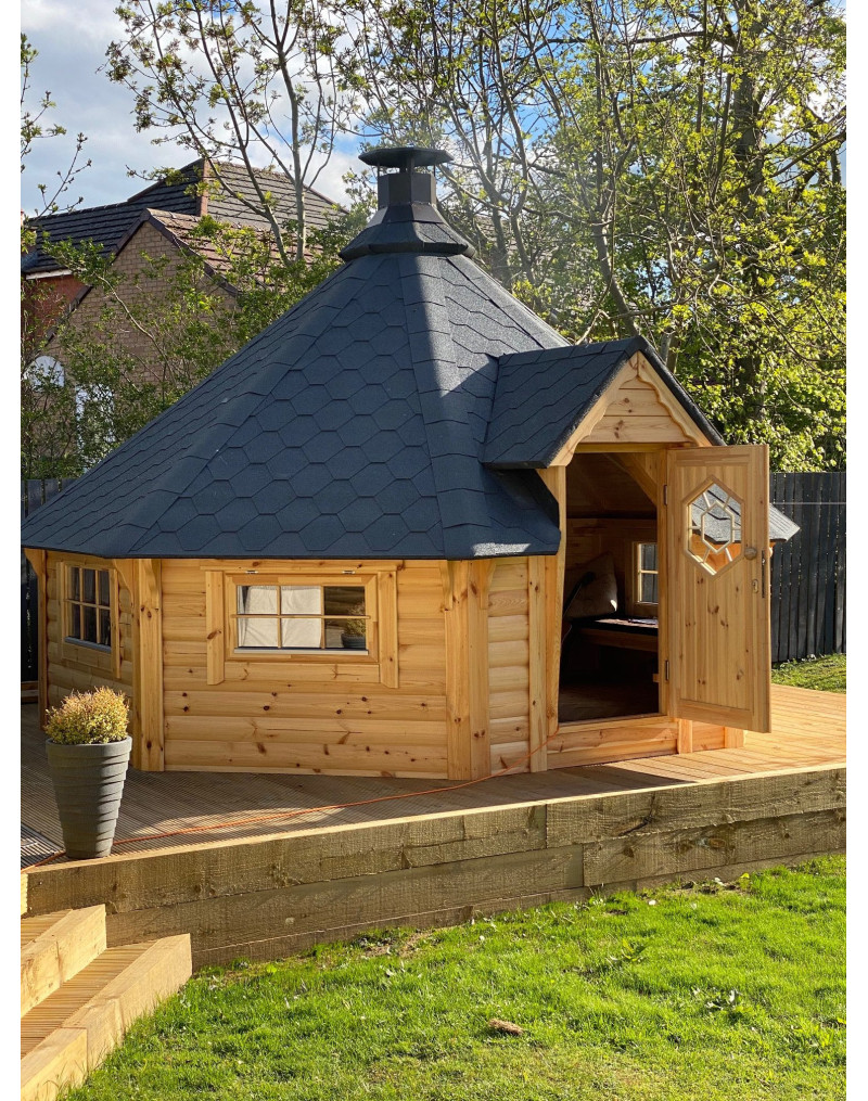 14,9m² BBQ Hut – Grill Cabin 14,9m² BBQ Hut – Grill Cabin