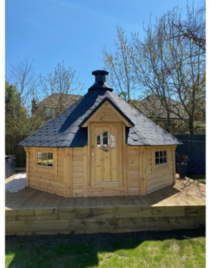 14,9m² BBQ Hut – Grill Cabin