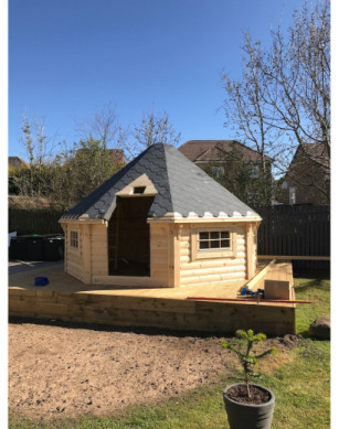 14,9m² BBQ Hut – Grill Cabin