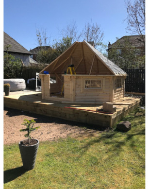 14,9m² BBQ Hut – Grill Cabin
