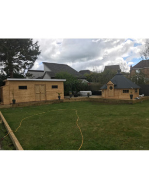 14,9m² BBQ Hut – Grill Cabin