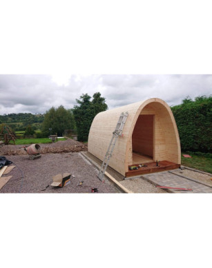 Insulated Camping Pod 2 room/2,4 x 4,8m