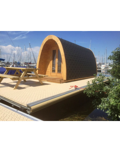 Insulated Camping Pod 2 room/2,4 x 4,0m