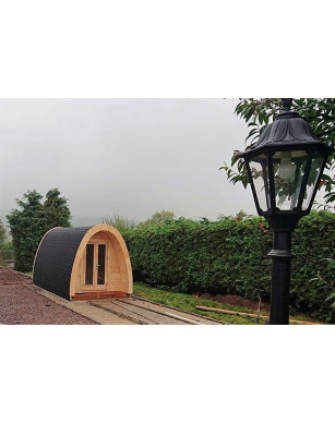 Insulated Camping Pod 2 room/2,4 x 4,0m