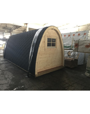 Insulated Camping Pod 2 room/2,4 x 4,0m