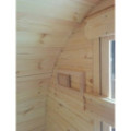 3,0m long Pine Barrel Sauna (Ø 1,97 m)