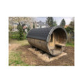 3,0m long Pine Barrel Sauna (Ø 1,97 m)