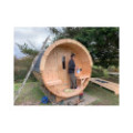 3,0m long Pine Barrel Sauna (Ø 1,97 m)