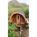 3,0m long Pine Barrel Sauna (Ø 1,97 m)