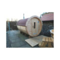 3,0m long Pine Barrel Sauna (Ø 1,97 m)