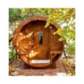 3,0m long Thermowood Barrel Sauna (Ø 1.97 m)