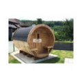 3,0m long Thermowood Barrel Sauna (Ø 2.27 m)