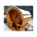 3,0m long Thermowood Barrel Sauna (Ø 2.27 m)