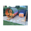 3,0m long Pine Barrel Sauna (Ø 2.27 m)