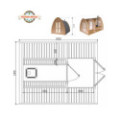 Sauna Pod 2.4 m x 3.0 m