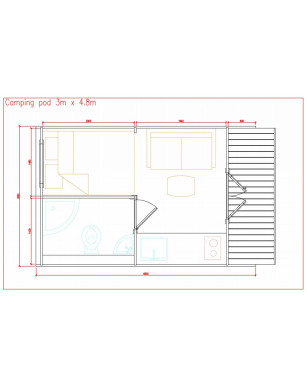 Camping Pod 3,0 x 4,8m