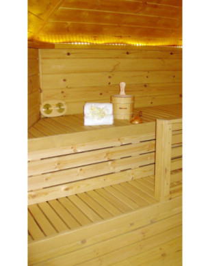 Grill Cabin 9.2 m² with Sauna in 2.5 m Extension
