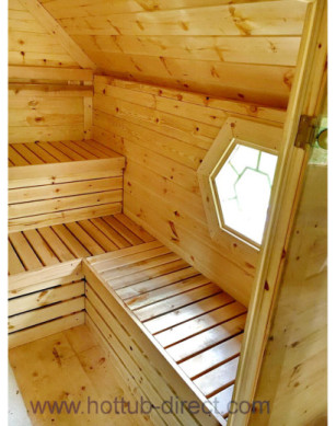 Grill Cabin 9.2 m² with Sauna in 2.5 m Extension