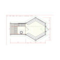 Grill Cabin 9.2 m² with Sauna in 2.5 m Extension