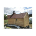 Grill Cabin 9.2 m² with Sauna in 2.5 m Extension