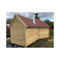 Grill Cabin 9.2 m² with Sauna in 2.5 m Extension