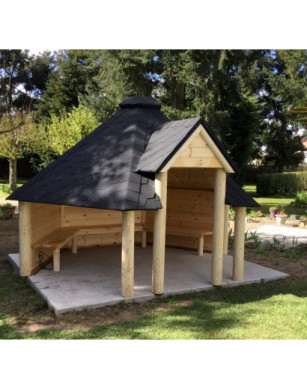Open Grill Cabin 16.5 m²