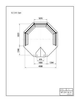 Open Grill Cabin 16.5 m²