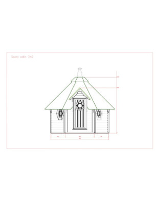 Sauna Cabin 7m² Saunahaus
