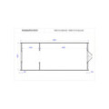 Camping Pod 2 room/2,4 x 5,9m