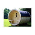 2,4m long Pine Barrel Sauna (Ø 1,97 m)