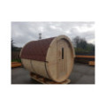 2,4m long Pine Barrel Sauna (Ø 1,97 m)