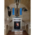 2,4m long Pine Barrel Sauna (Ø 1,97 m)