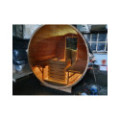 2,4m long Pine Barrel Sauna (Ø 1,97 m)