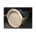 3,5m long Pine Barrel Sauna (Ø 1.97 m) with changing room