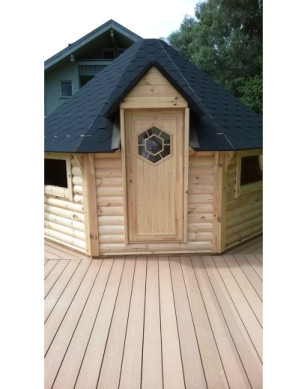 Exclusive BBQ Hut 16,5m²  – Grill Cabin