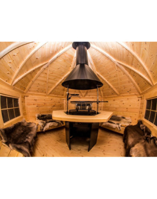 Exclusive BBQ Hut 16,5m²  – Grill Cabin